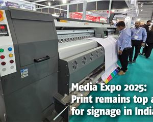 Media Expo 2025: Print remains top ally for signage in India